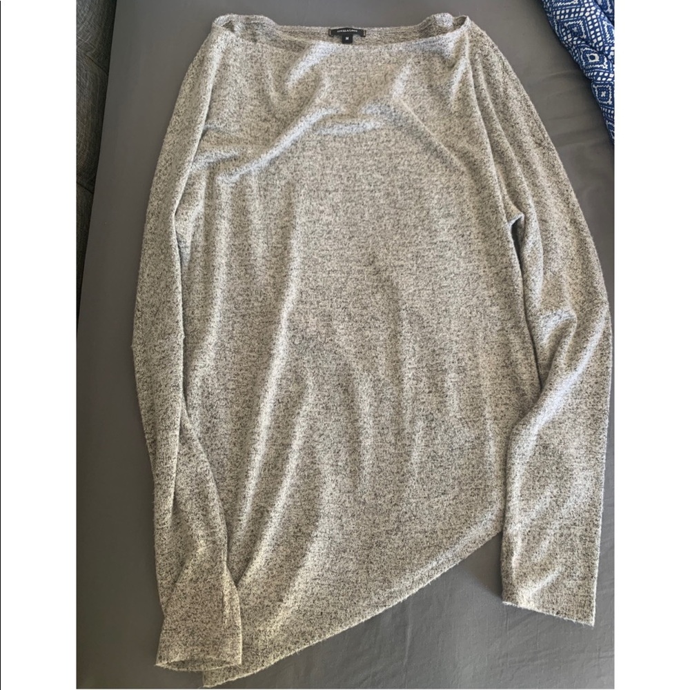 Light soft grey a-symmetrical top